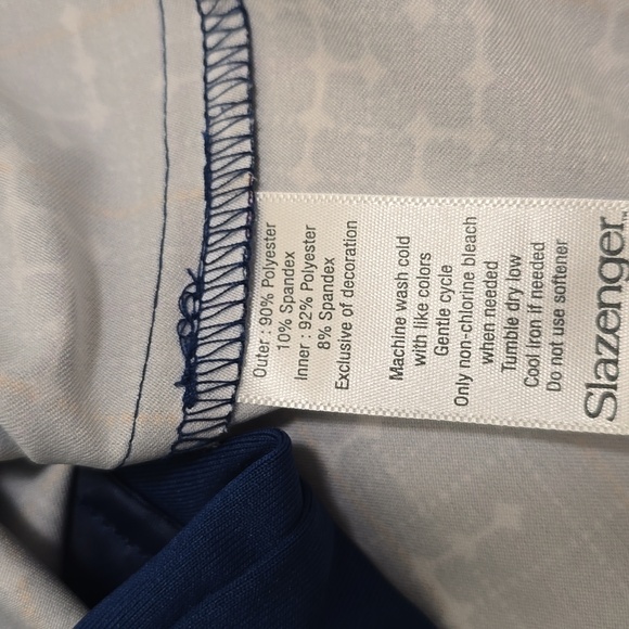 Slazenger Womens Navy & White Design Golf Skort Womens Size 8 - Picture 12 of 12